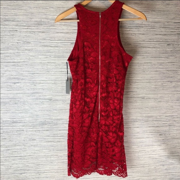 NWT Lovers & Friends Caspian Shift Dress Red - Picture 4 of 8